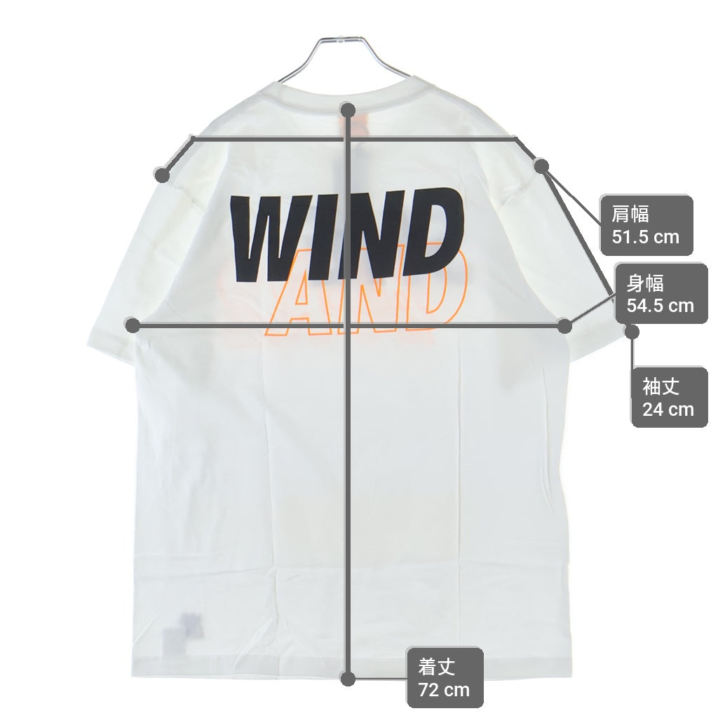 FR2(エフアールツー) ×WIND AND SEA ウィンダンシー プリント 半袖Tシャツ ホワイト