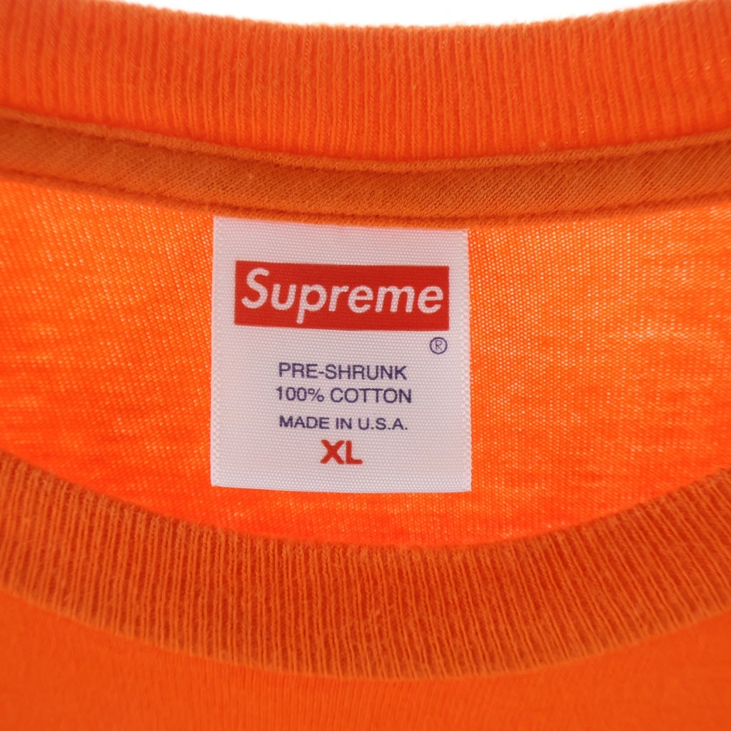 SUPREME(シュプリーム) 20AW Box Logo L/S Tee ボックスロゴ 長袖Tシャツ カットソー オレンジ