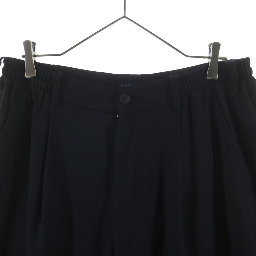 COMME des GARCONS HOMME(コムデギャルソンオム) Wool Gabardine Pants ウールギャバパンツ ボトムス ブラック
