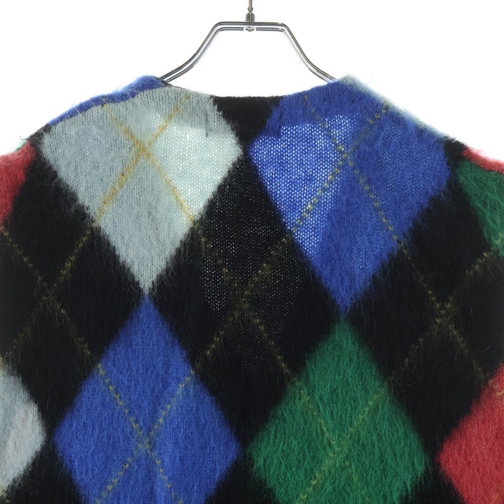 SUPREME(シュプリーム) Brushed Argyle Zip Up Vest ブラッシュドアーガイルジップアップベスト マルチ