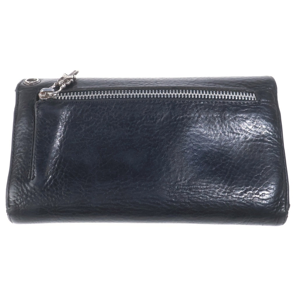 CHROME HEARTS(クロムハーツ) WAVE ウェーブ レザーウォレット 財布 ブラック