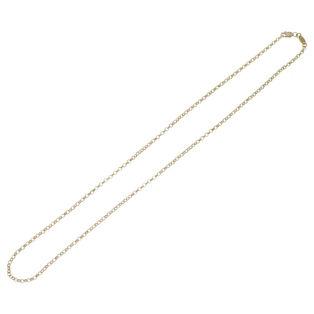 CHROME HEARTS(クロムハーツ) 22K NECKCHAIN R18 ロールチェーンネックレス 18inch ゴールド BCA010
