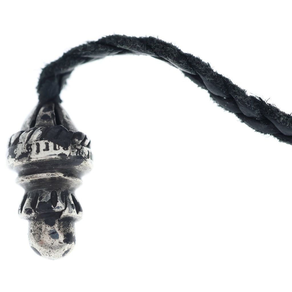 CHROME HEARTS(クロムハーツ) レザーブレード ボロチップ ブラック/シルバー