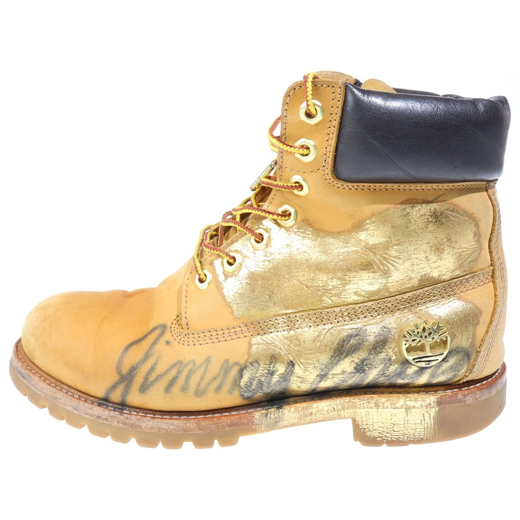 Timberland(ティンバーランド) ×Jimmy Choo 6INCH GRAFFIC BOOTS ×ジミーチュウ 6インチ グラフィックデザイン ブーツ ブラウン