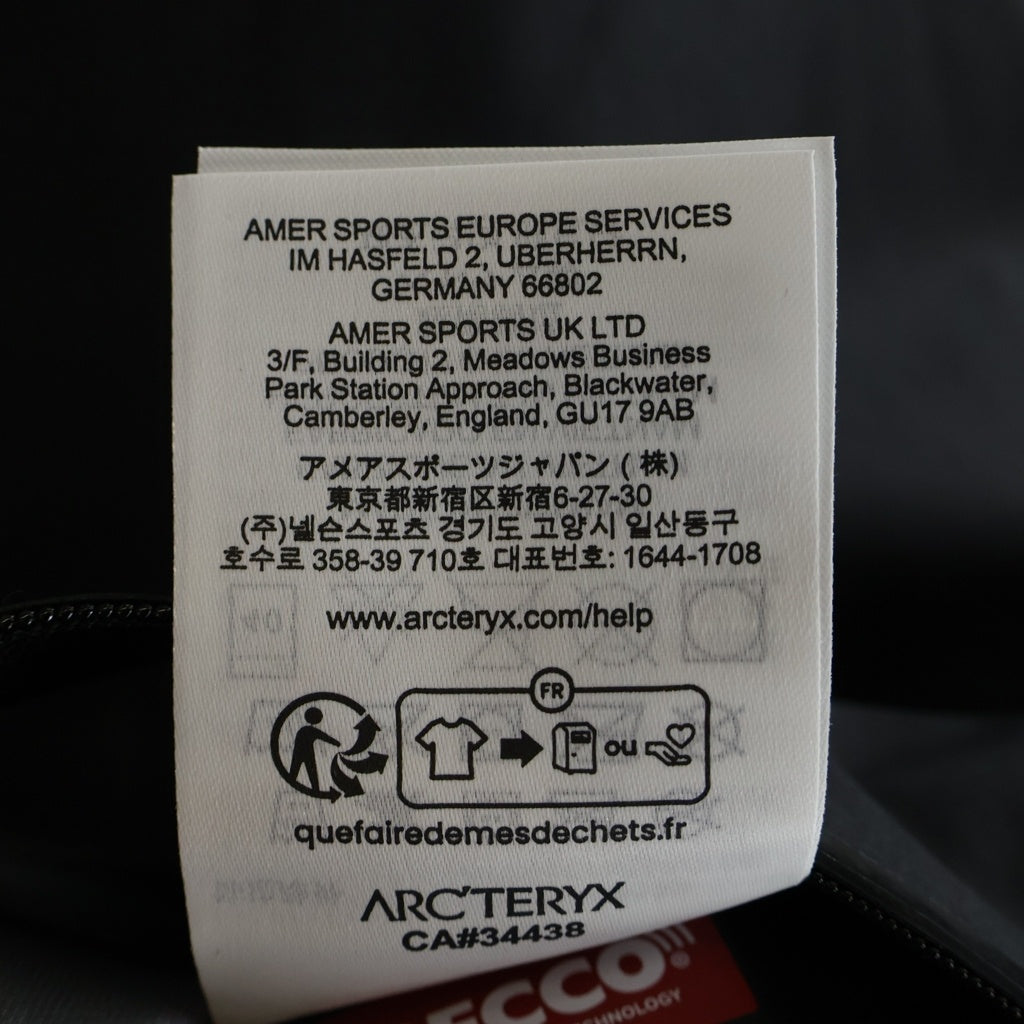 ARC'TERYX(アークテリクス) Beta Jacket GORE-TEX ベータジャケット ゴアテックス シェルジャケット ブラック X00001051302