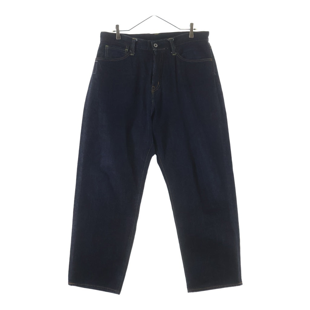 FRAGMENT DESIGN(フラグメントデザイン) ×SEQUEL Baggy Denim Pants シークエル バギーデニムパンツ バックデザインロゴ刺繍 ボトムス インディゴ 81-3-6438-9170