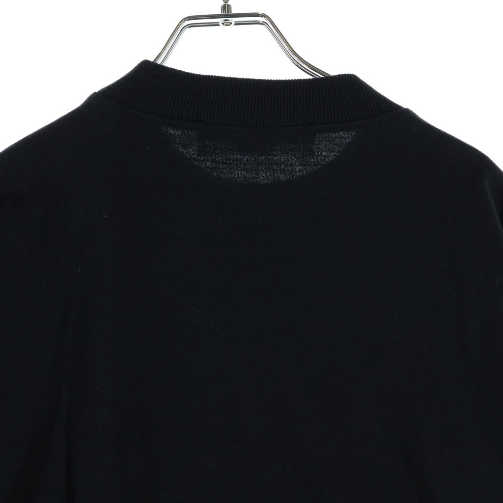 1017 ALYX 9SM(アリクス) Front Logo Print Long-Sleeved T-shirt フロントロゴプリント長袖Tシャツ ブラック