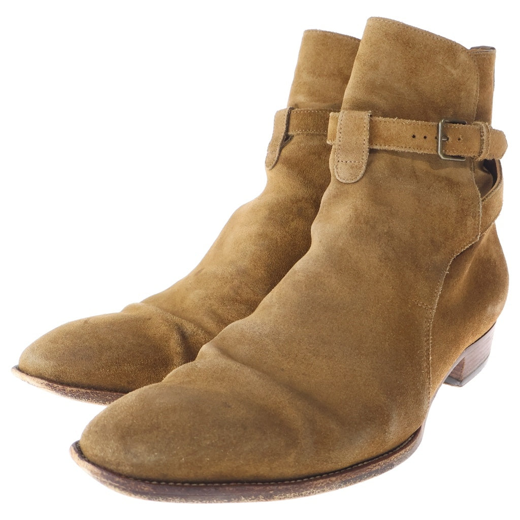 SAINT LAURENT PARIS(サンローランパリ) ショートブーツ スエードブーツ ブラウン WA420092