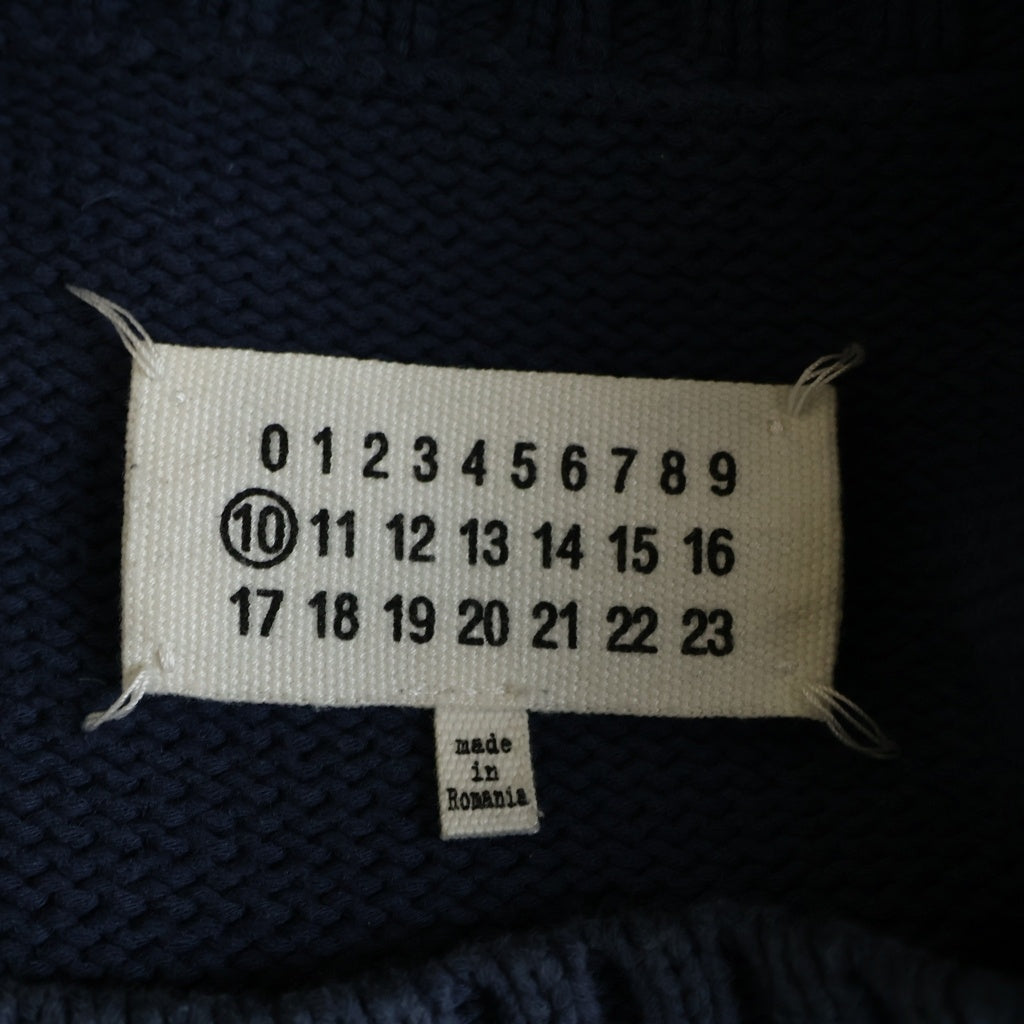 Maison Martin Margiela(メゾンマルタンマルジェラ) 20AW メモリーオブラベル クルーネックニット セーター ブルー S50GP0212