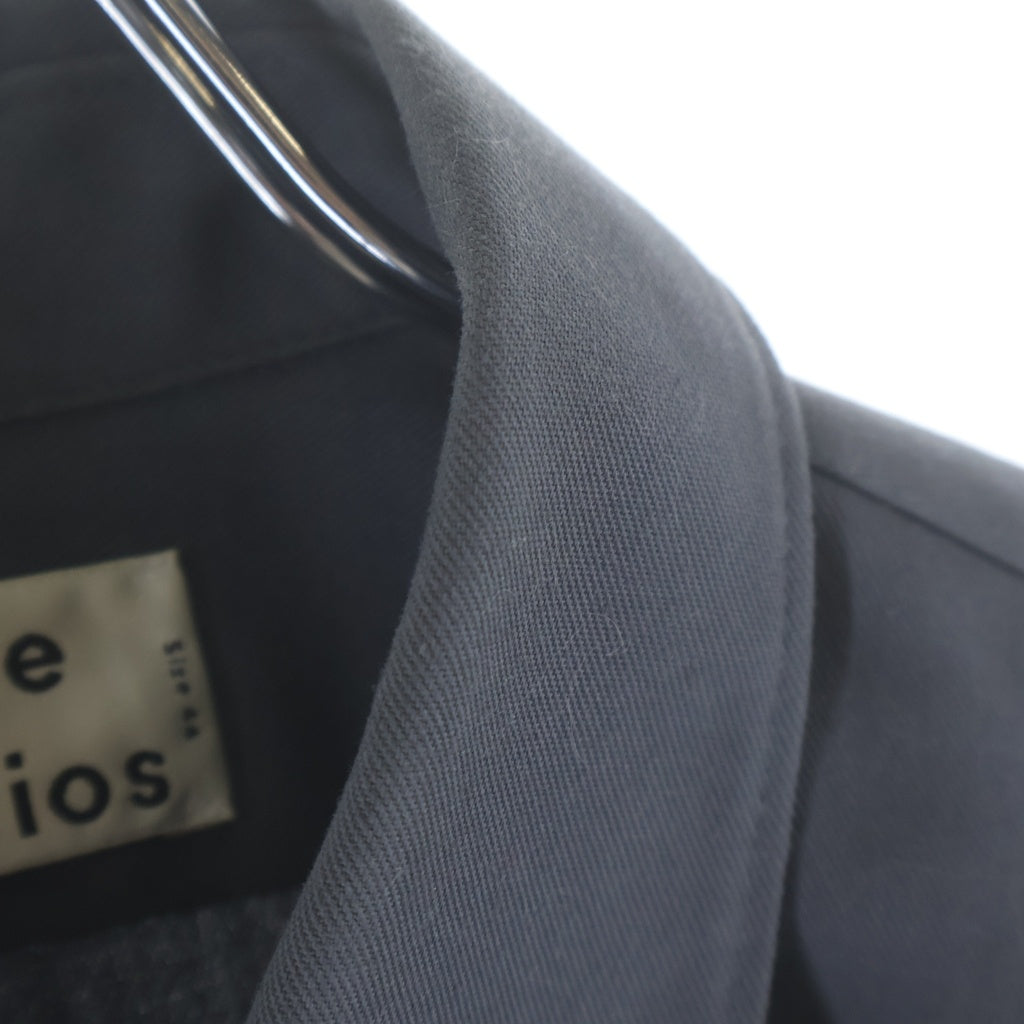 Acne Studios(アクネ ストゥディオズ) 17AW コットン 長袖シャツ ネイビー FRANCISCO H TW PAW17