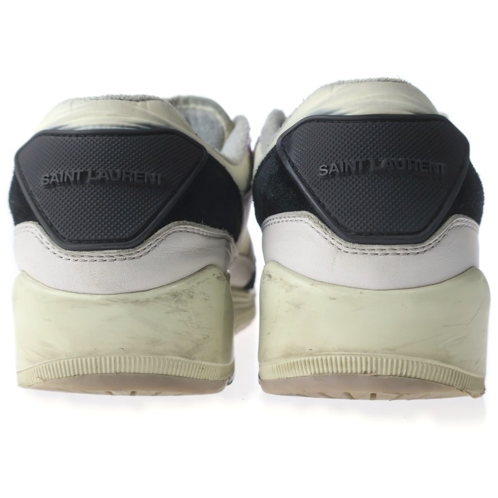 SAINT LAURENT PARIS(サンローランパリ) BUMP バンプ 776600 レザーローカットスニーカー シューズ ホワイト