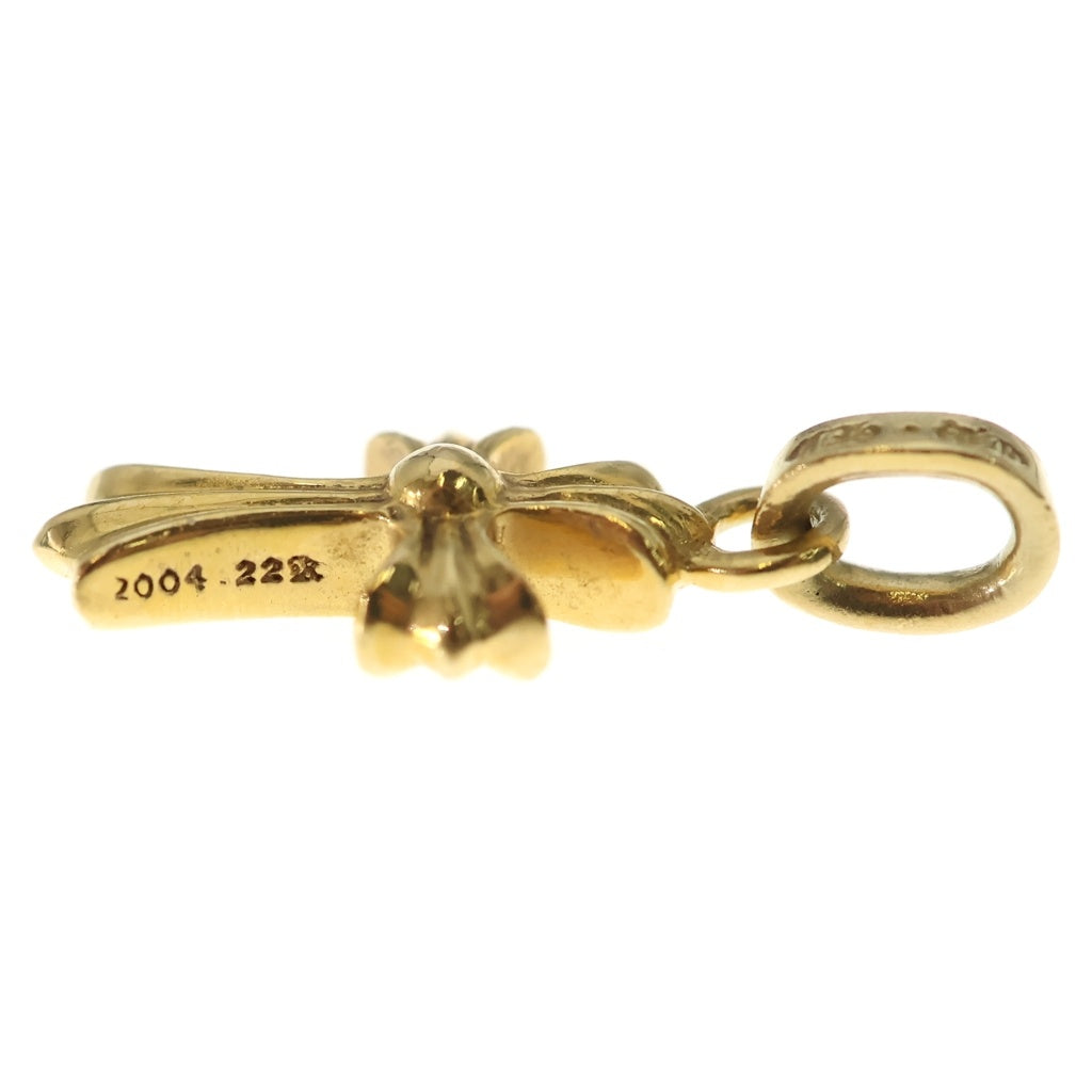 CHROME HEARTS(クロムハーツ) 22K CRS BBYFAT P/DIA ベイビーファットクロス PAVEダイヤ ペンダントトップ ゴールド BCA035