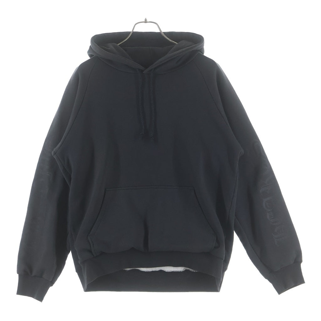 CHROME HEARTS(クロムハーツ) OLD HORSESHOE HOODIE オールドモデル ホースシュー 袖プリント プルオーバー パーカー ブラック