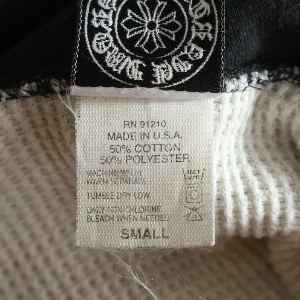 CHROME HEARTS(クロムハーツ) OLD HORSESHOE HOODIE オールドモデル ホースシュー 袖プリント プルオーバー パーカー ブラック