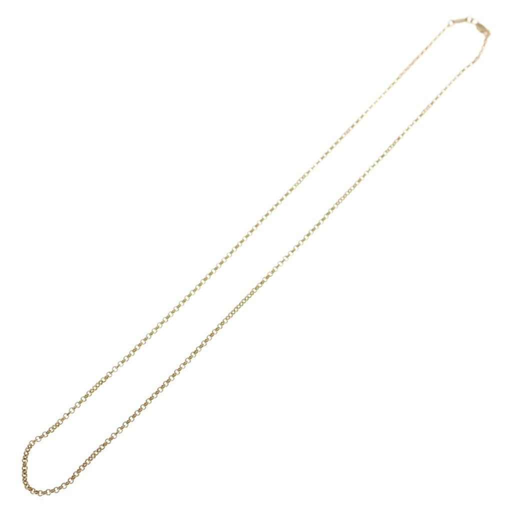 CHROME HEARTS(クロムハーツ) 22K NECKCHAIN R20 ロールチェーンネックレス 20inch ゴールド BCA011 オールド