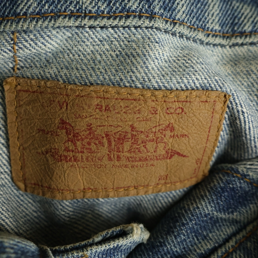 Levi's(リーバイス) 70S VINTAGE 不均等V ボタン裏525 ヴィンテージ デニムジャケット インディゴ