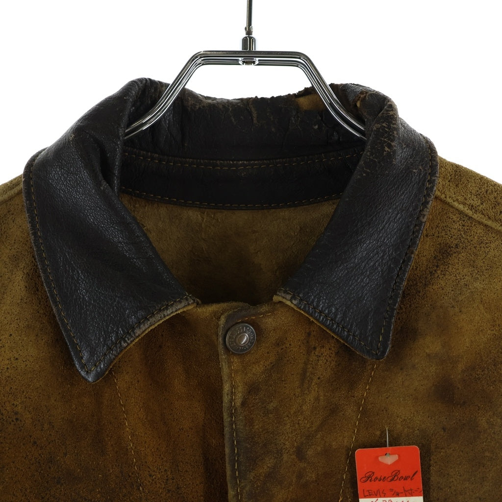 Levi's(リーバイス) 50S Short Horn Suede Lether Jacket ショートホーン スエード レザージャケット ブラウン