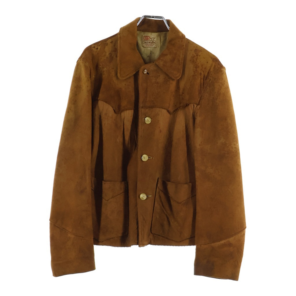 Levi's(リーバイス) 50S スエード ウエスタンシャツ 長袖シャツ ブラウン