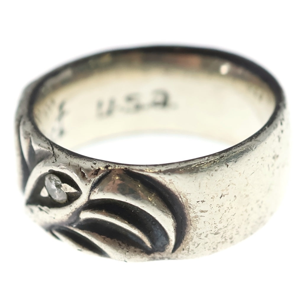 LEONARD KAMHOUT(レナードカムホート) LOVE BITE RING WITH DIAMOND ラブバイト ダイヤ付き リング シルバー