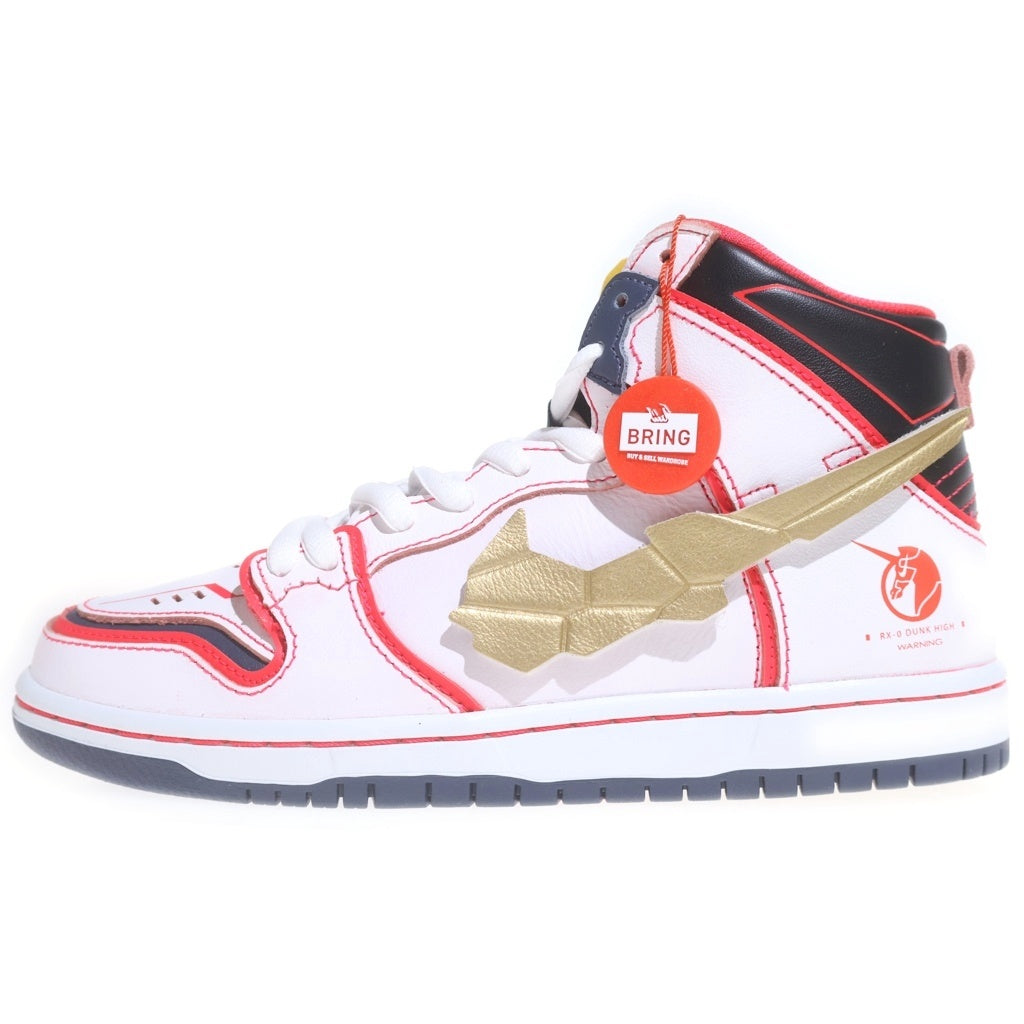 NIKE(ナイキ) NIKE SB DUNK HIGH PRO QS SB ダンク ハイ プロ QS ガンダム ユニコーン スニーカー ホワイト/レッド US7/25cm DH7717-100