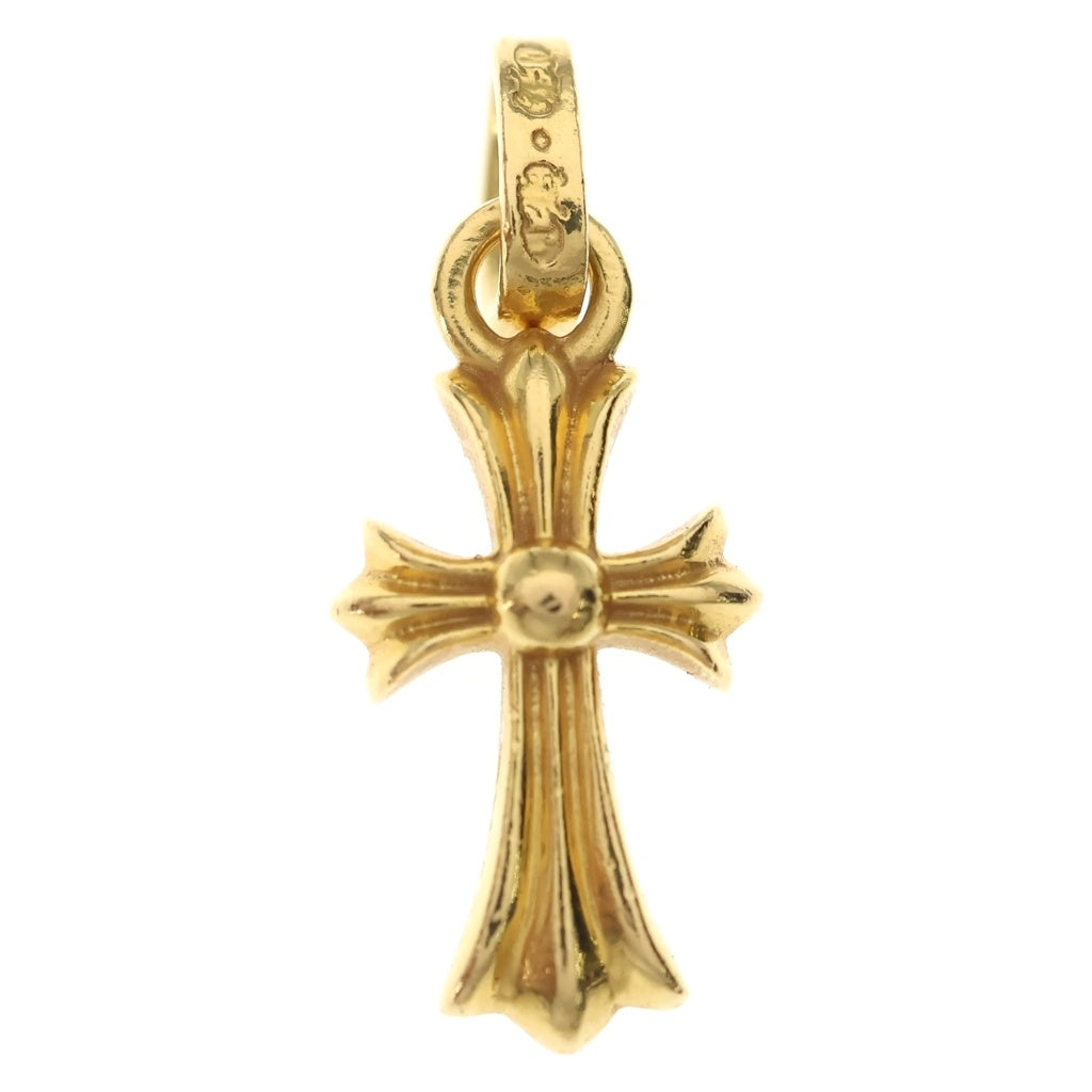 CHROME HEARTS(クロムハーツ) 22K CRS BBYFAT ベイビーファットクロス ペンダントトップ ゴールド BCA037