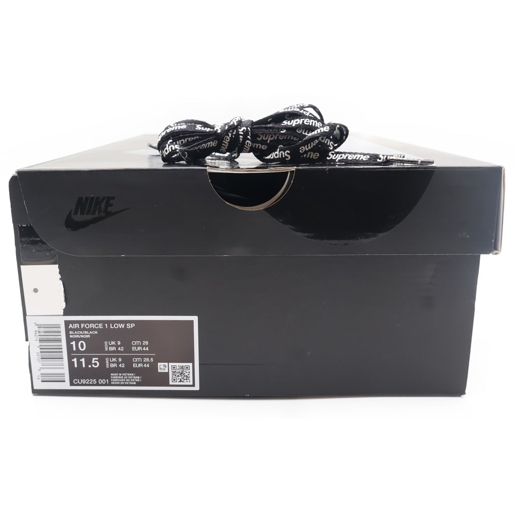 NIKE(ナイキ) ×SUPREME AIR FORCE 1 LOW SP シュプリーム エアフォース1 ローカットスニーカー ブラック US10/28.0cm CU9225-001