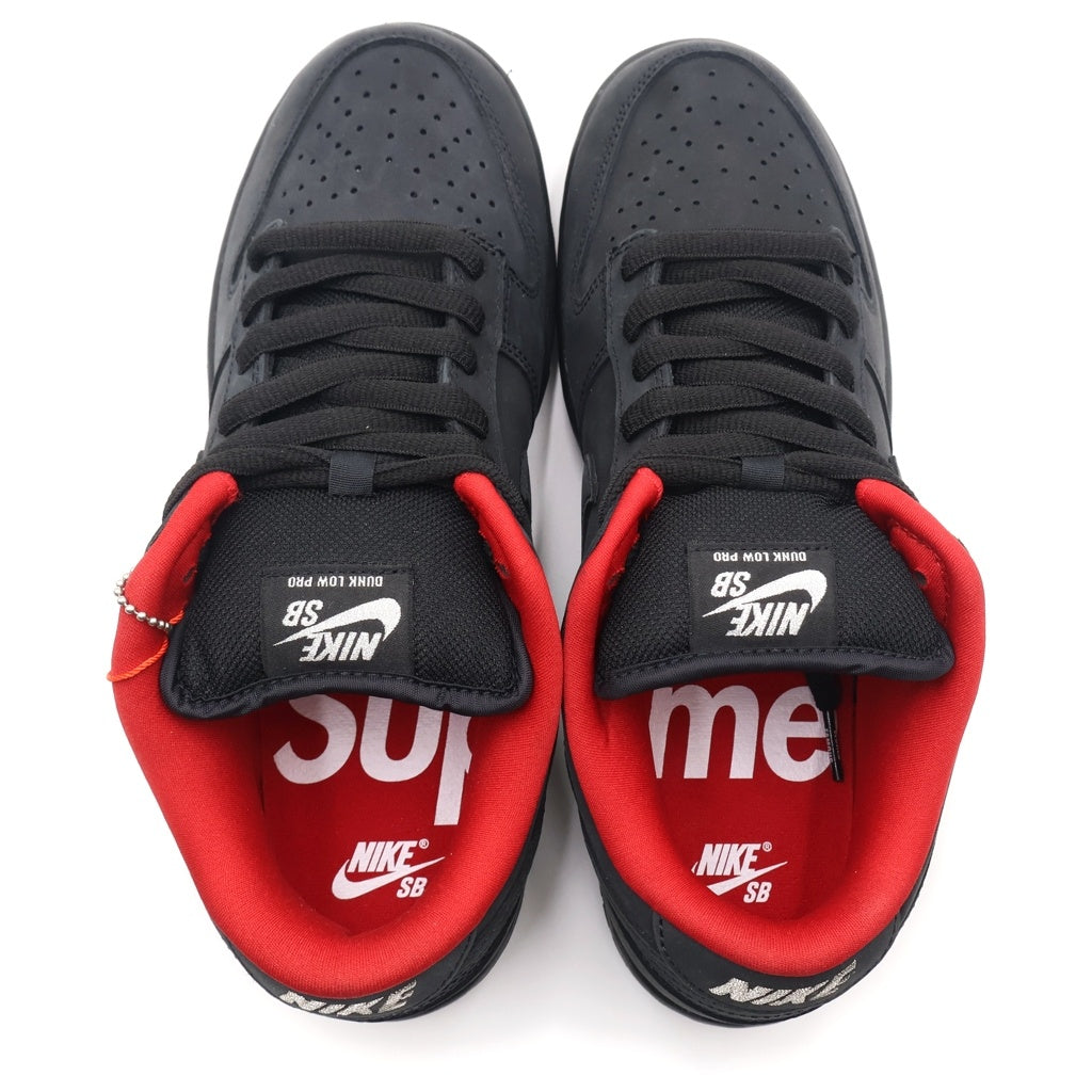 NIKE(ナイキ) 25AW ×Supreme Dunk Low シュプリーム ダンク ローカットスニーカー ブラック US9/27.0cm HQ8487-001