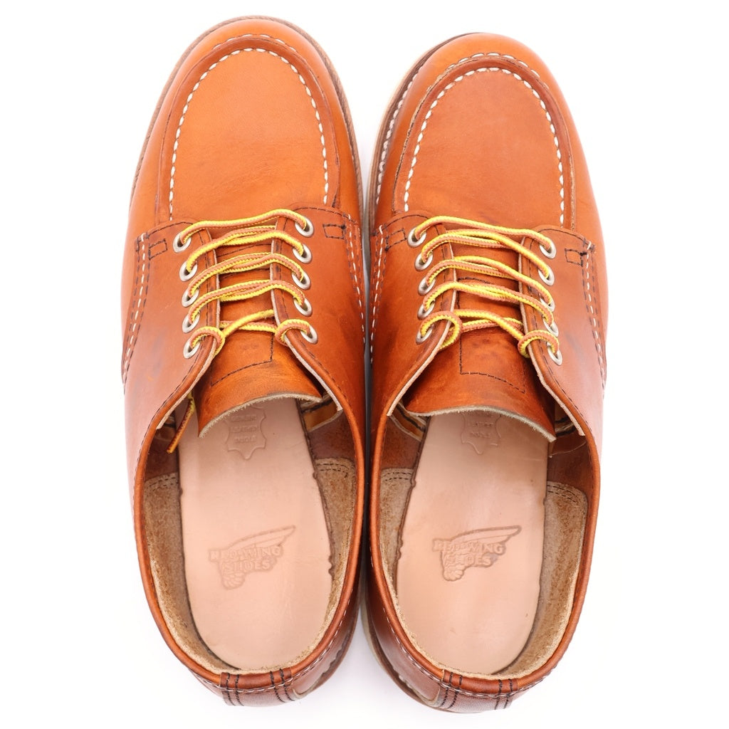 RED WING(レッド ウイング) CLASSIC MOC OXFORD クラシックモック オックスフォード レザーローカットブーツ ブラウン US8.5/26.5cm 8092