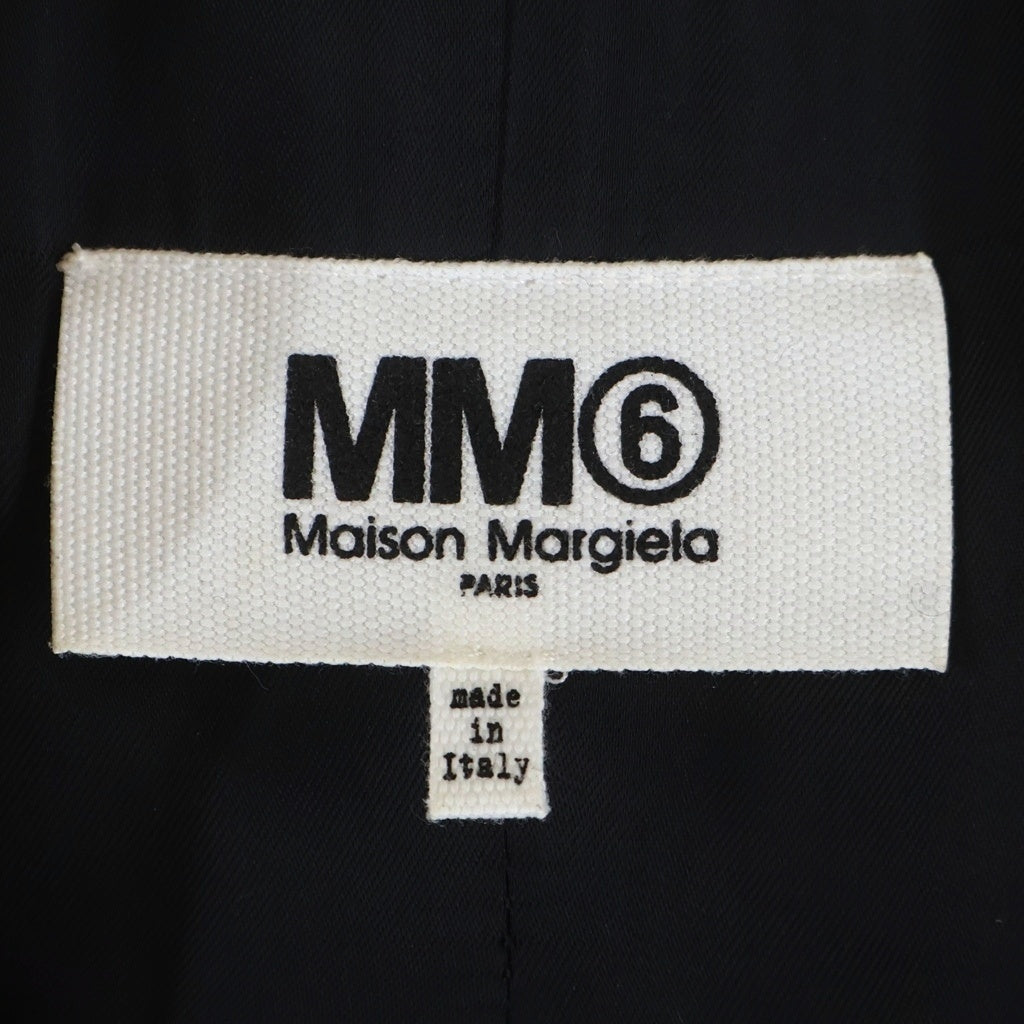 MM6 Maison Margiela(エムエムシックスメゾンマルジェラ) 20SS DOUBLE BREASTED WOOL COAT ピークドラペル ダブルブレスト ウールコート オレンジ S52AA0093