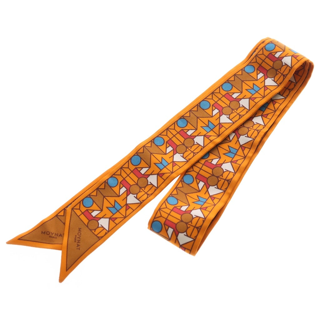 HERMES(エルメス) Moynat Silk Scarf 総柄デザイン シルク スカーフ