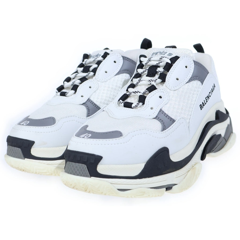 BALENCIAGA(バレンシアガ) TRIPLE-S トリプルエス ローカットスニーカー シューズ ホワイト US7/26.5cm 536737