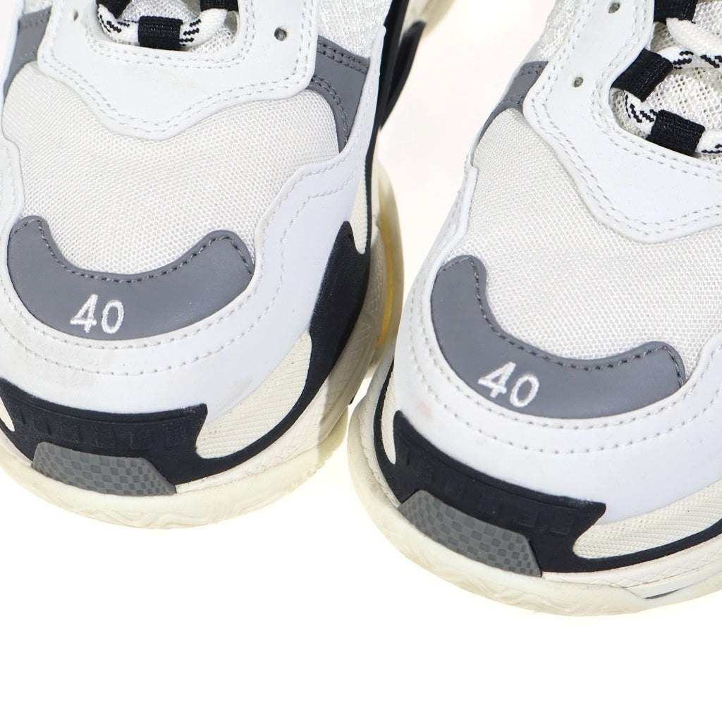 BALENCIAGA(バレンシアガ) TRIPLE-S トリプルエス ローカットスニーカー シューズ ホワイト US7/26.5cm 536737