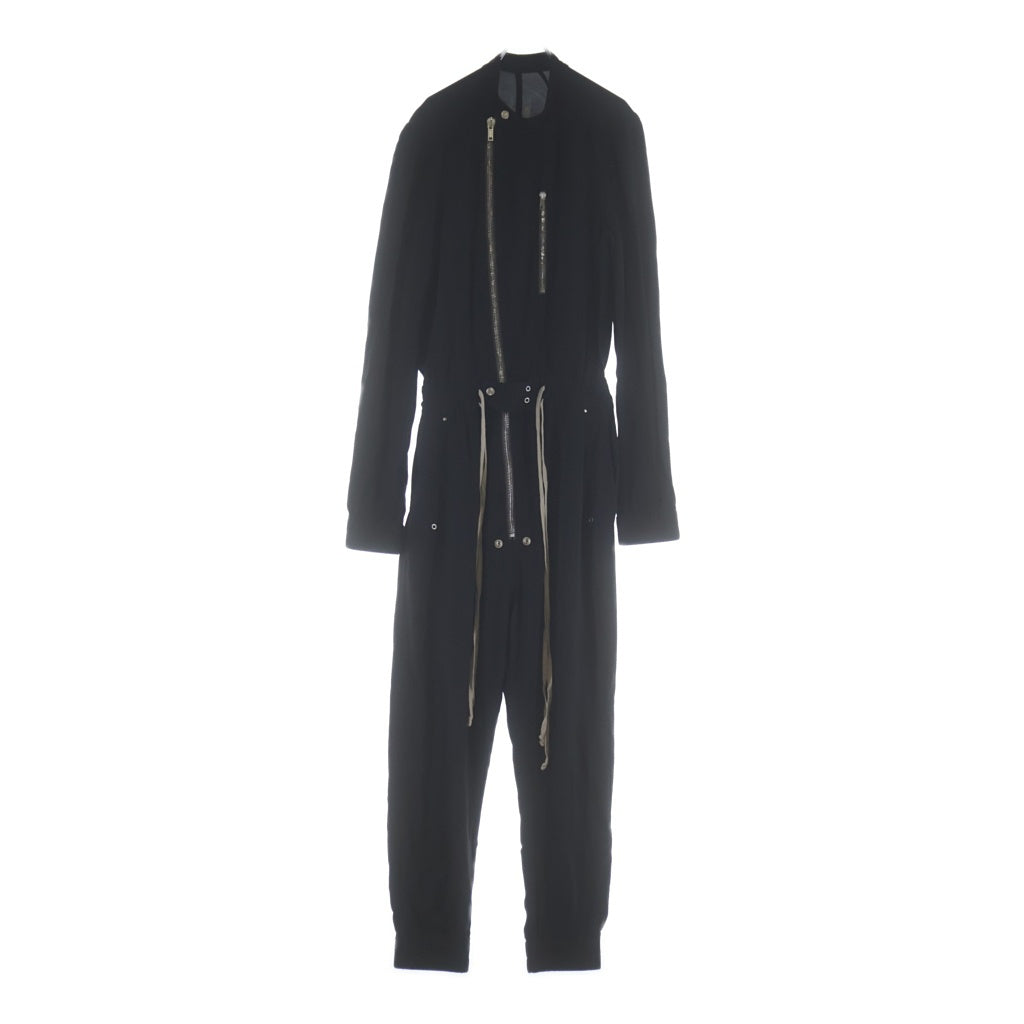 Rick Owens(リックオウエンス) 21SS GARY FLIGHTSUIT ゲイリーフライトスーツ オールインワン ブラック RU21S6551-Y