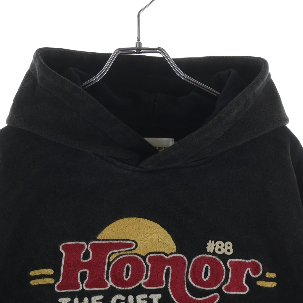 Honor The Gift(オナーザギフト) Honor Dining Hoodie フロント刺繍 プルオーバー パーカー グレー
