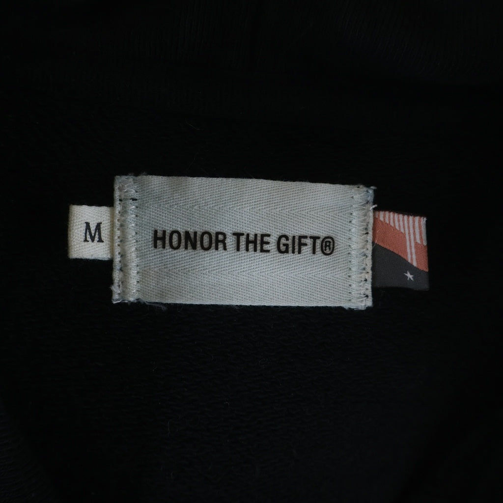 Honor The Gift(オナーザギフト) Honor Dining Hoodie フロント刺繍 プルオーバー パーカー グレー