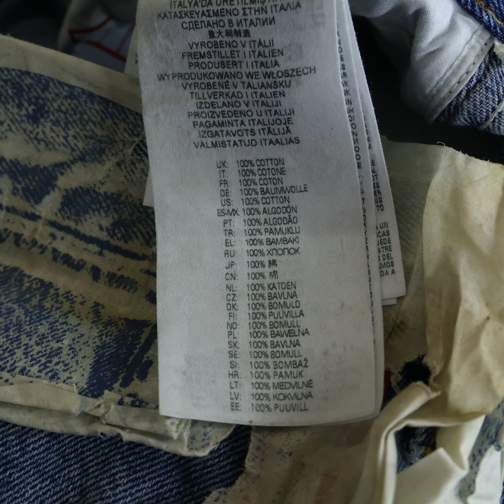DIESEL(ディーゼル) Denim trousers デニムトラウザーズ ダメージ加工 インディゴ 007K3