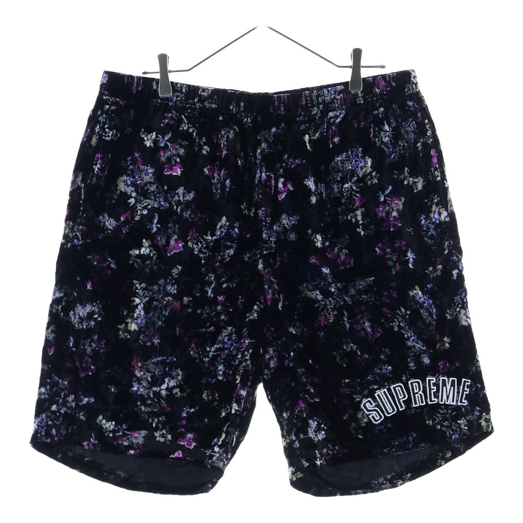 SUPREME(シュプリーム) 19AW Floral Velour Short フローラル ベロア 