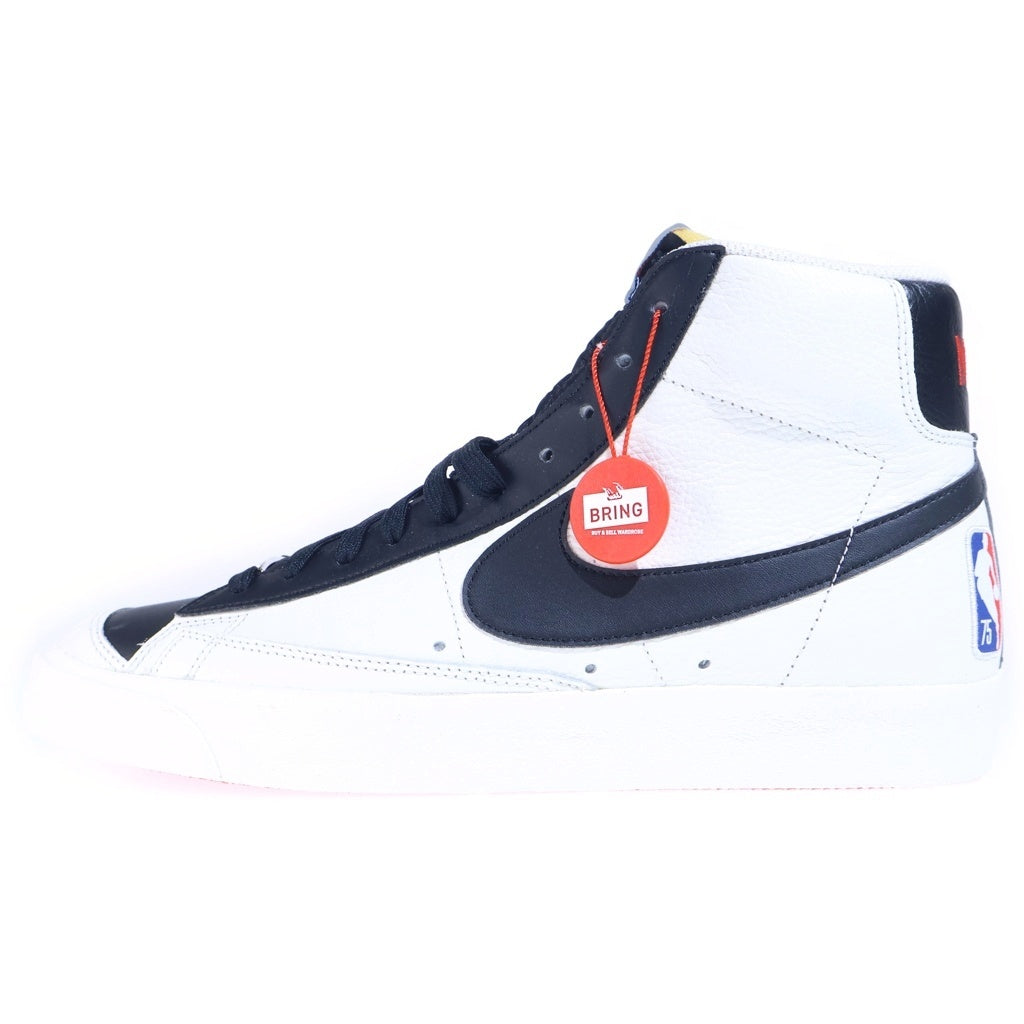 NIKE(ナイキ) ×NBA Blazer Mid エヌビーエー ブレザーミッド ミッドカットスニーカー ブラック/ホワイト US11/29cm DD8025-101