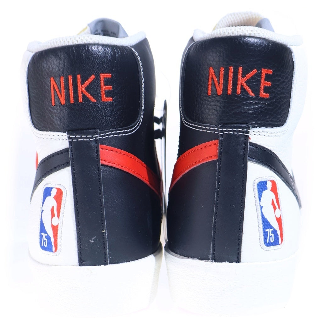 NIKE(ナイキ) ×NBA Blazer Mid エヌビーエー ブレザーミッド ミッドカットスニーカー ブラック/ホワイト US11/29cm DD8025-101
