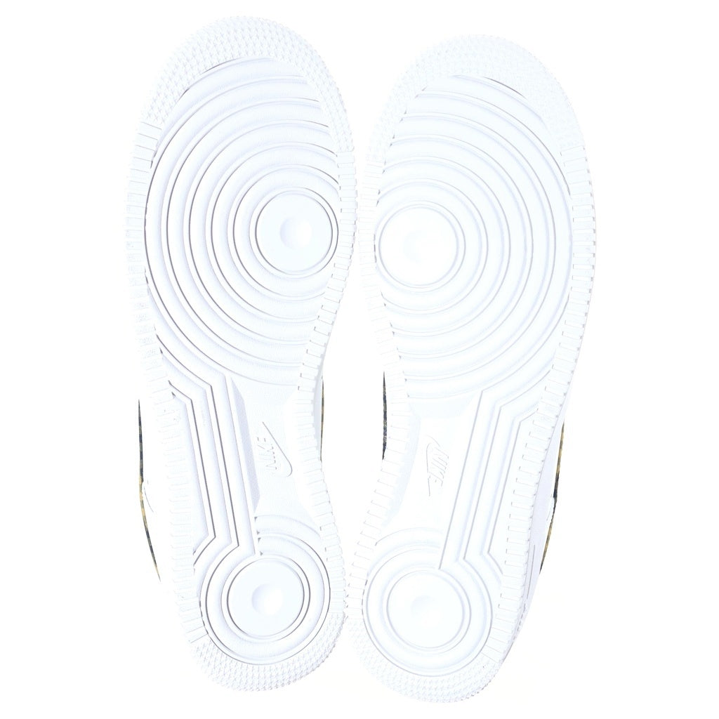 NIKE(ナイキ) AIR FORCE 1 07 ESS TREND エアフォース1 07 ミスティックレッド ギンガム ローカットスニーカー ホワイト/イエロー US12/29cm DZ2784-102