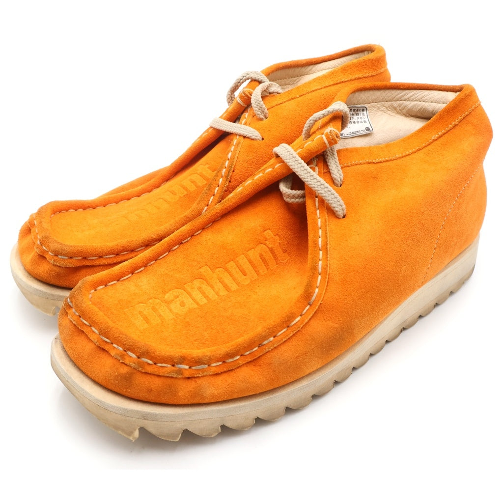 A BATHING APE(アベイシングエイプ) MANHUNT BOOTS マンハント ミッドカットブーツ オレンジ