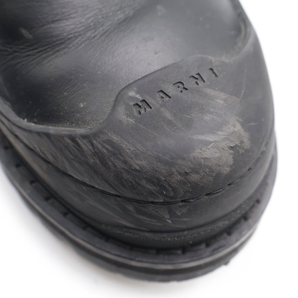 MARNI(マルニ) 23AW DADA DERBY ダービー レースアップ レザーシューズ ブラック ALMR004903