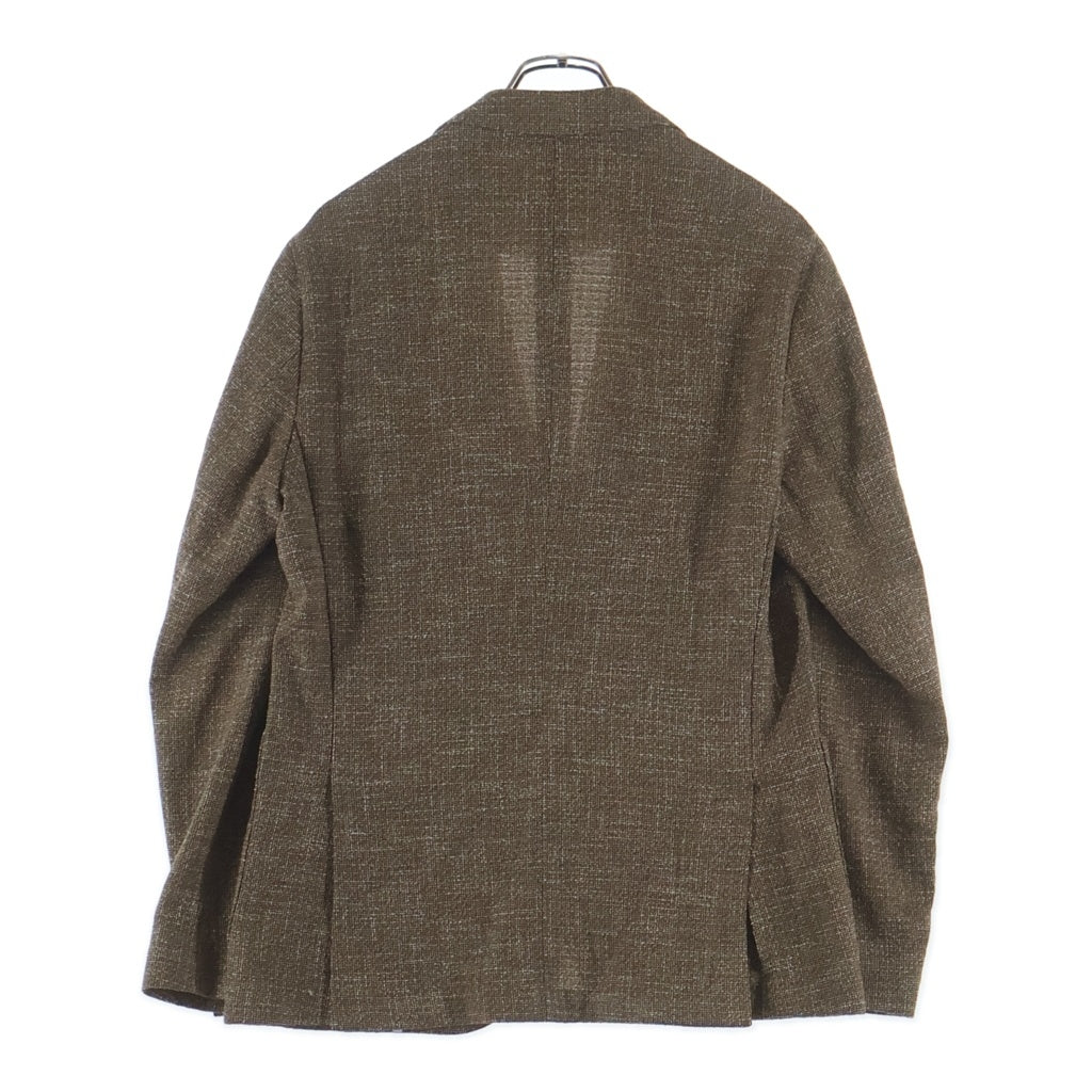 BOSS(ボス) Micro Pattern Tailored Jacket マイクロパターンテーラードジャケット ブラウン 50540668