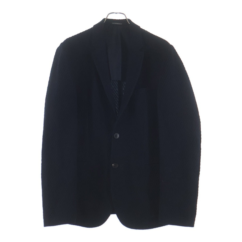 ARMANI アルマーニ 3D Stretch Tailored Jacket 3Dストレッチ テーラードジャケット ネイビー EM000027 ARMANI(アルマーニ) 3D Stretch Tailored Jacket 3Dストレッチ