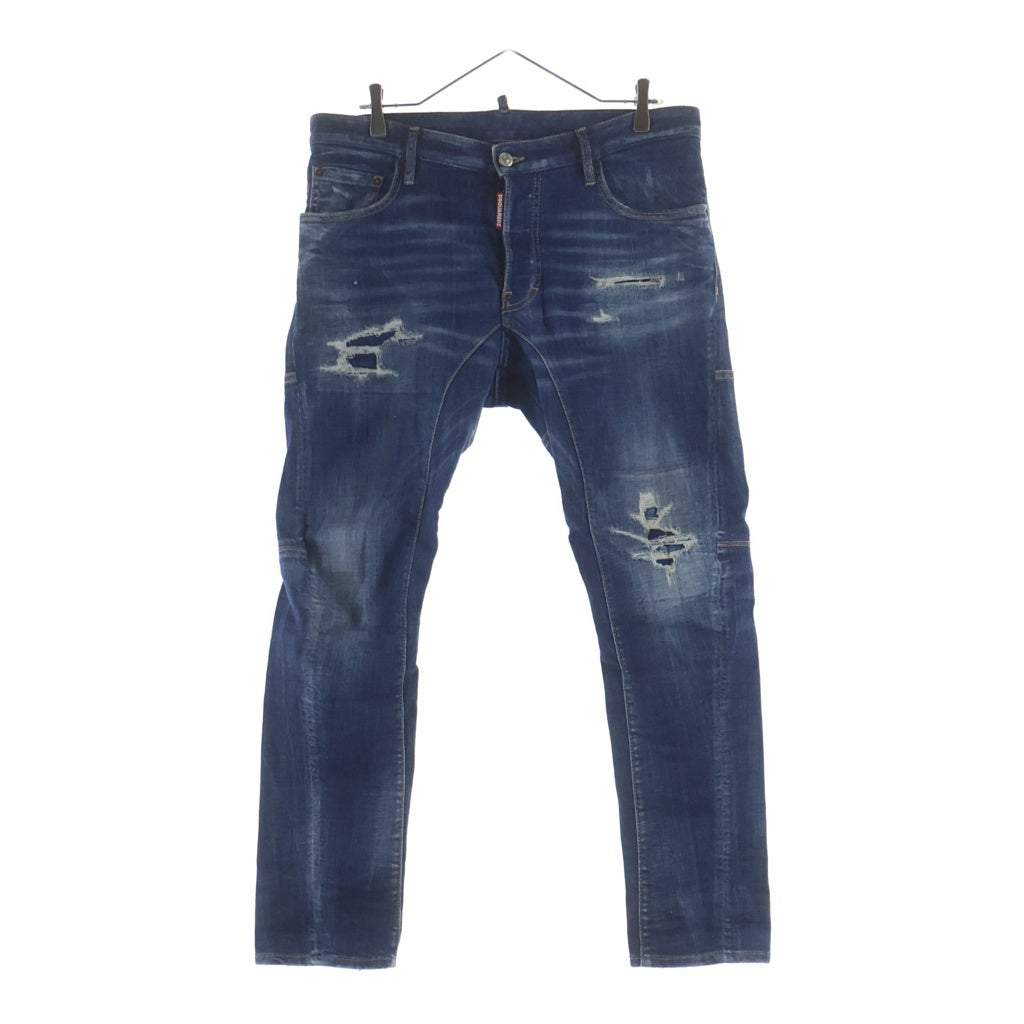 DSQUARED2(ディースクエアード) 23AW TIDY BIKER JEAN タイディ バイカージーン スキニーパンツ インディゴ S74LB1334