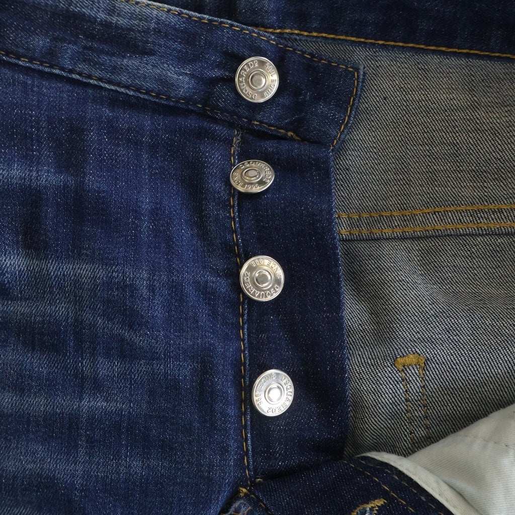 DSQUARED2(ディースクエアード) 23AW TIDY BIKER JEAN タイディ バイカージーン スキニーパンツ インディゴ S74LB1334