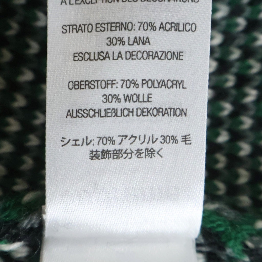 SUPREME(シュプリーム) 25AW Small Box Polo Sweater スモールボックスロゴ カモ柄 ポロスウェット ニット セーター グリーン