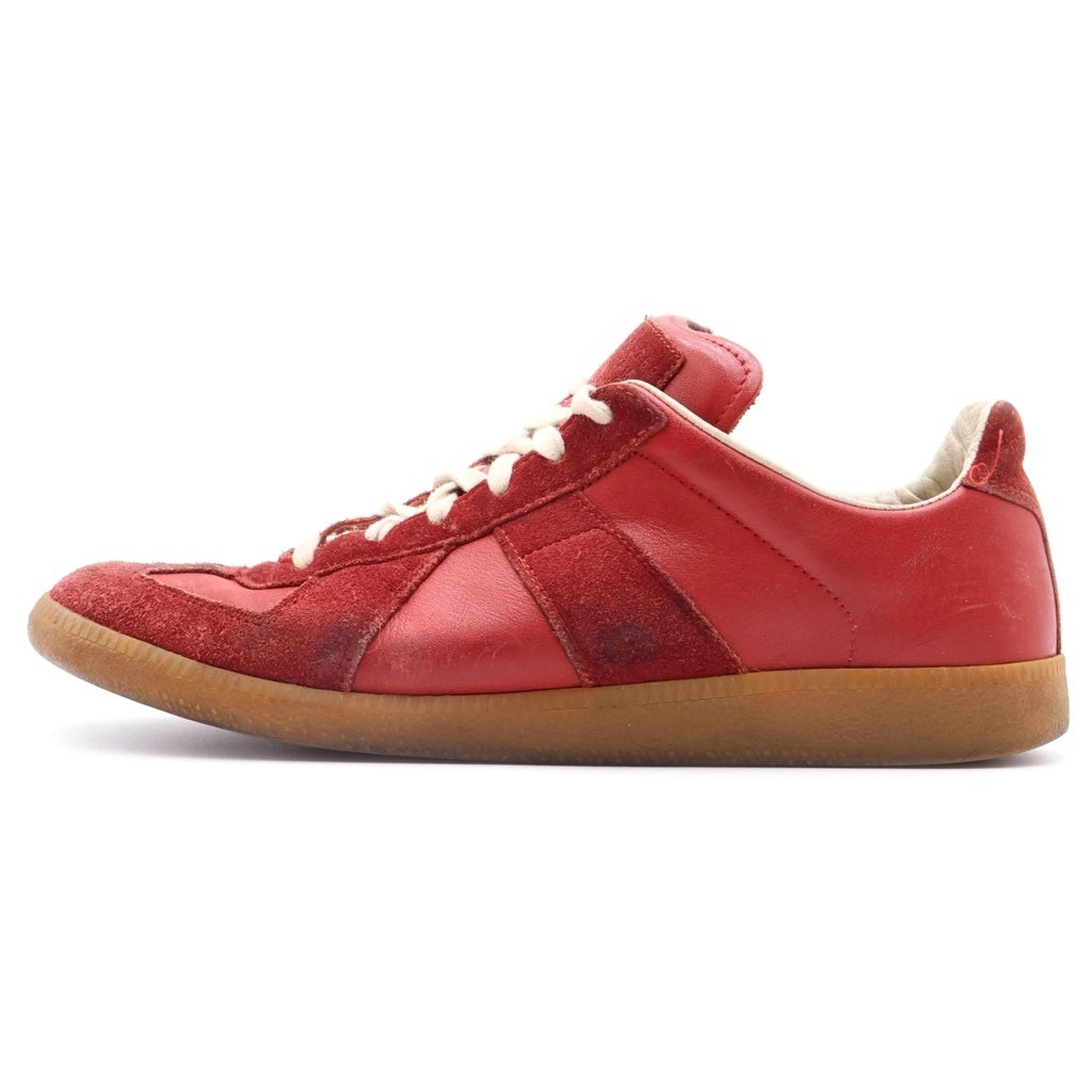 MM6 Maison Margiela(エムエムシックスメゾンマルジェラ) German Trainer ジャーマン トレーナー スエード ローカットスニーカー レッド