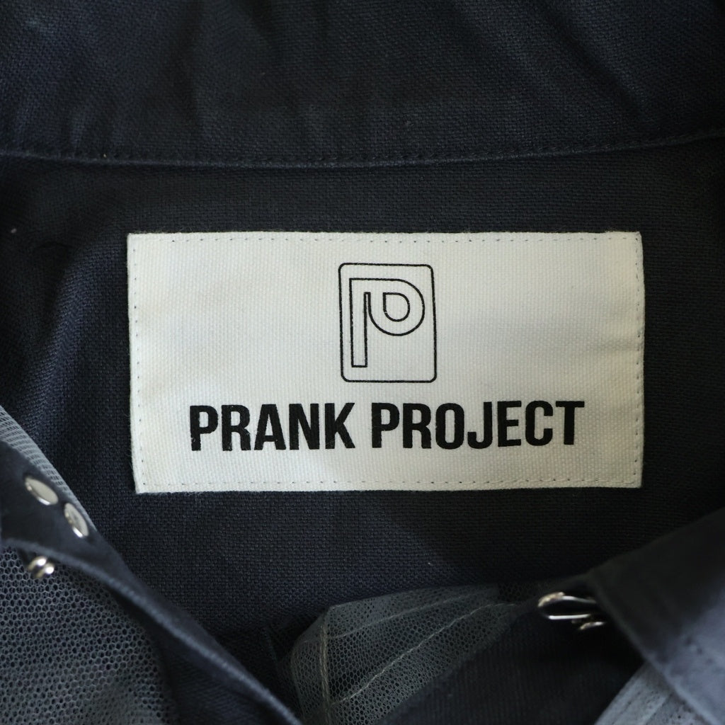 PRANK PROJECT(プランクプロジェクト) Cocoon Sleeve Tulle Blouson コットンスリーブ チュールブラウス グレー 31251215102