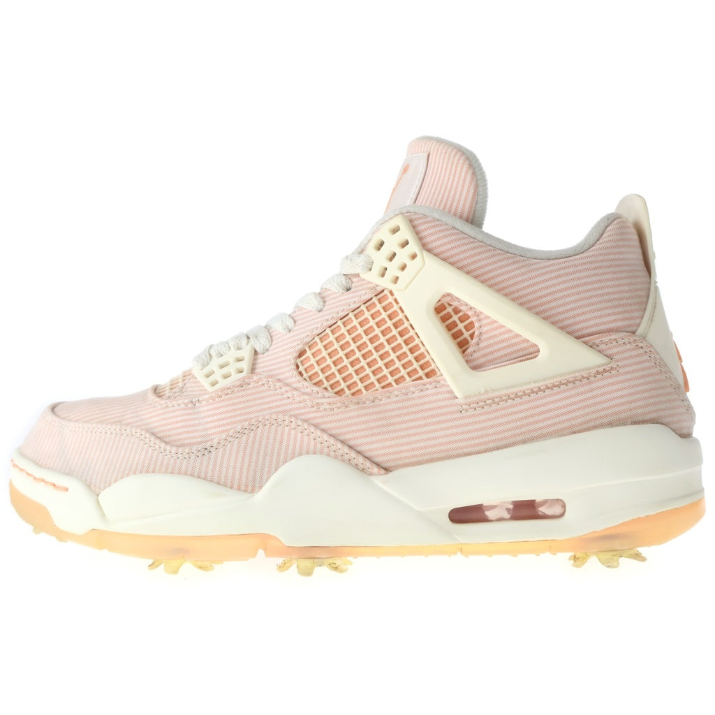 NIKE(ナイキ) Air Jordan 4 Golf エアジョーダン4 ゴルフ ハイカットスニーカー ピンク US9.5/27.5cm CZ2439-101